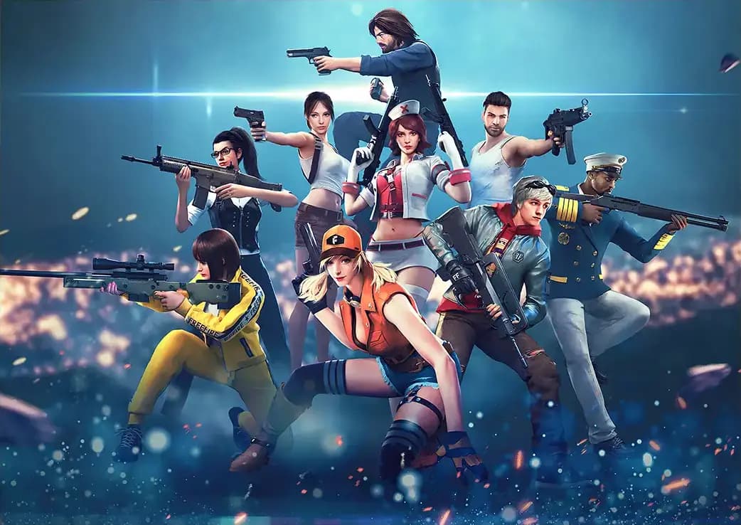 متال پوستر بازی Free Fire کد N201