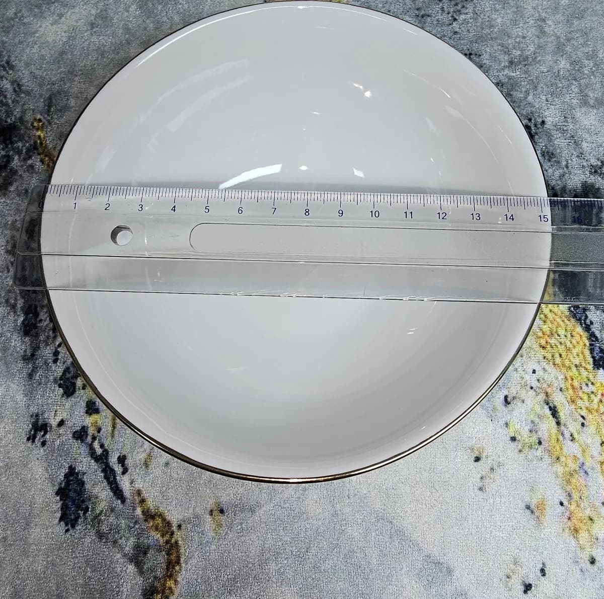 کاسه آبگوشت خوری مدل 6/5 خط طلا کد 360019 مجموعه 6 عددی — تصویر ۷