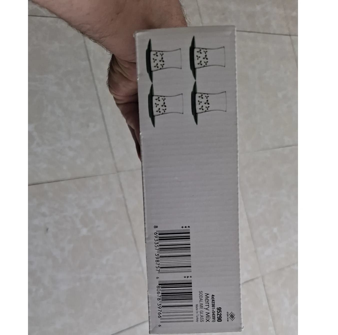 ست فنجان و نعلبکی 8 پارچه پاشاباغچه مدل MERRY MIX هیبلی کد 95290 — تصویر ۶