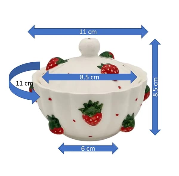 سرویس چای خوری 9 پارچه 2 نفره مدل صدفی کد 2411xtot — تصویر ۵