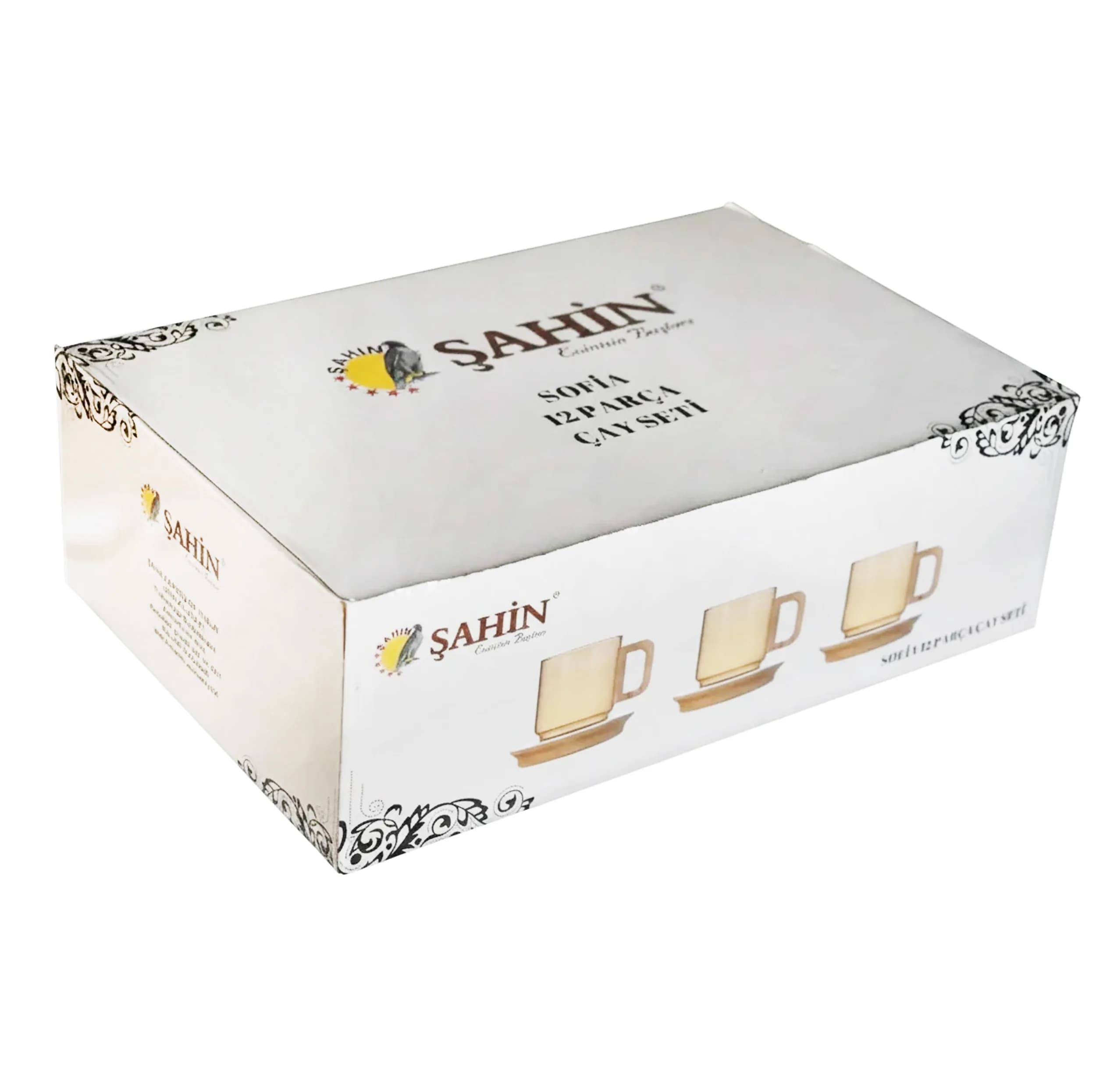 سرویس چای خوری 12 پارچه 6 نفره شاهین مدل SHN_121 — تصویر ۲