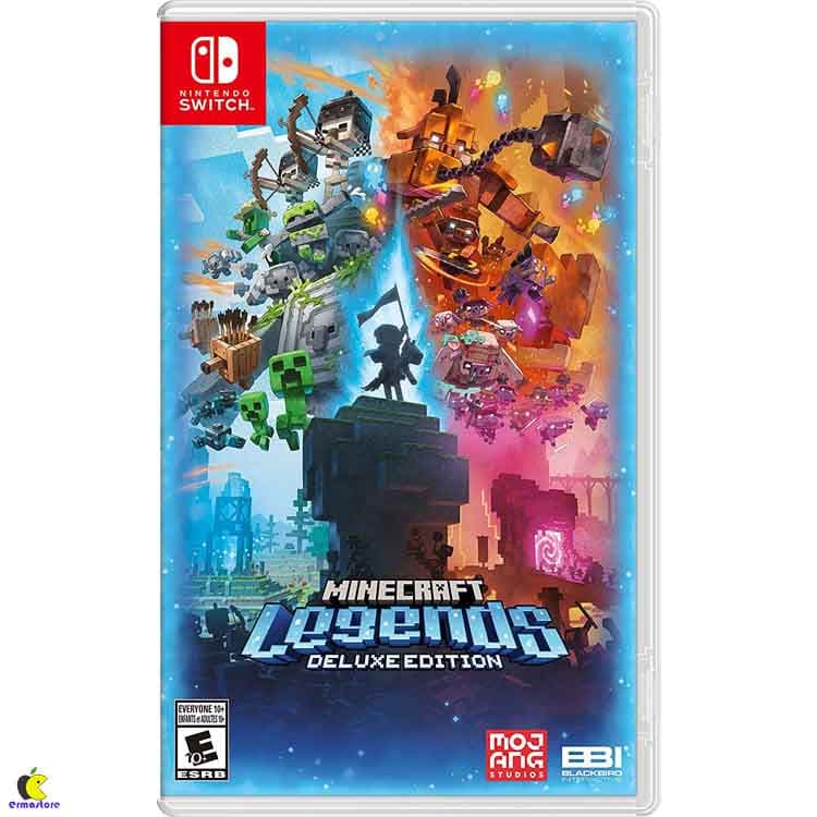 بازی Minecraft legends نسخه دلوکس برای نینتندو سوییچ