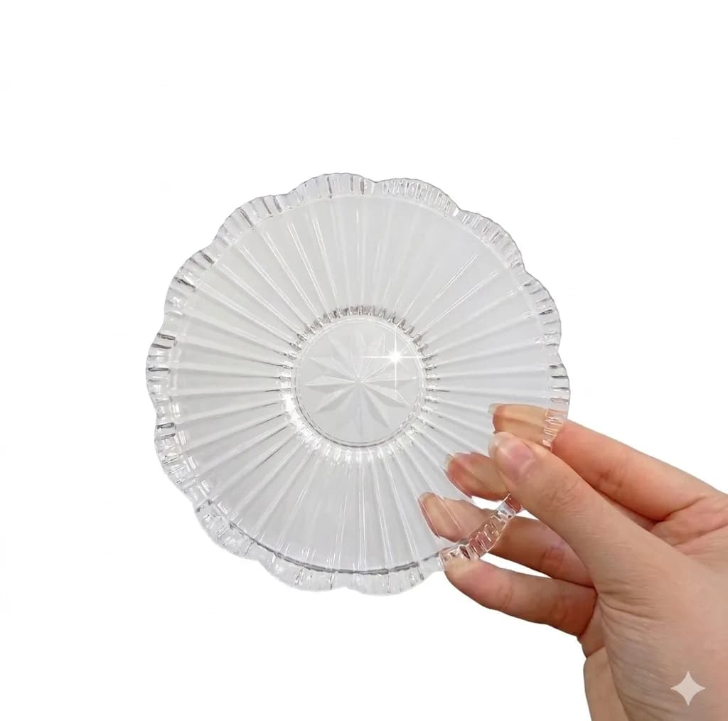 ست فنجان و نعلبکی 12 پارچه 6 نفره مدل کریستال کد GLASS — تصویر ۵