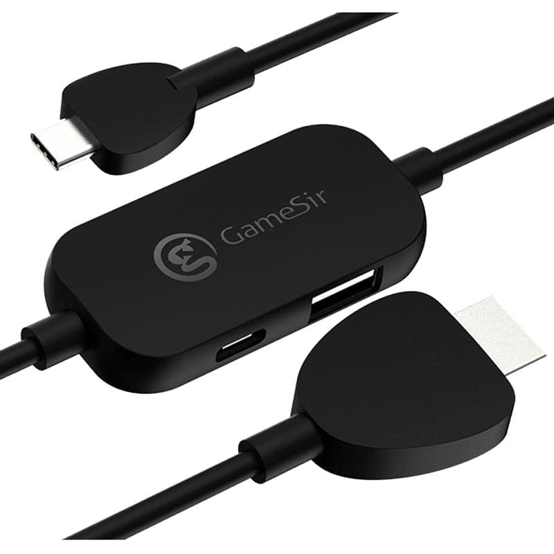 کابل mhl تبدیل Type-C to HdMI تصویر دارای پورت USB3.0 فول اچ دی GTV120 — تصویر ۳