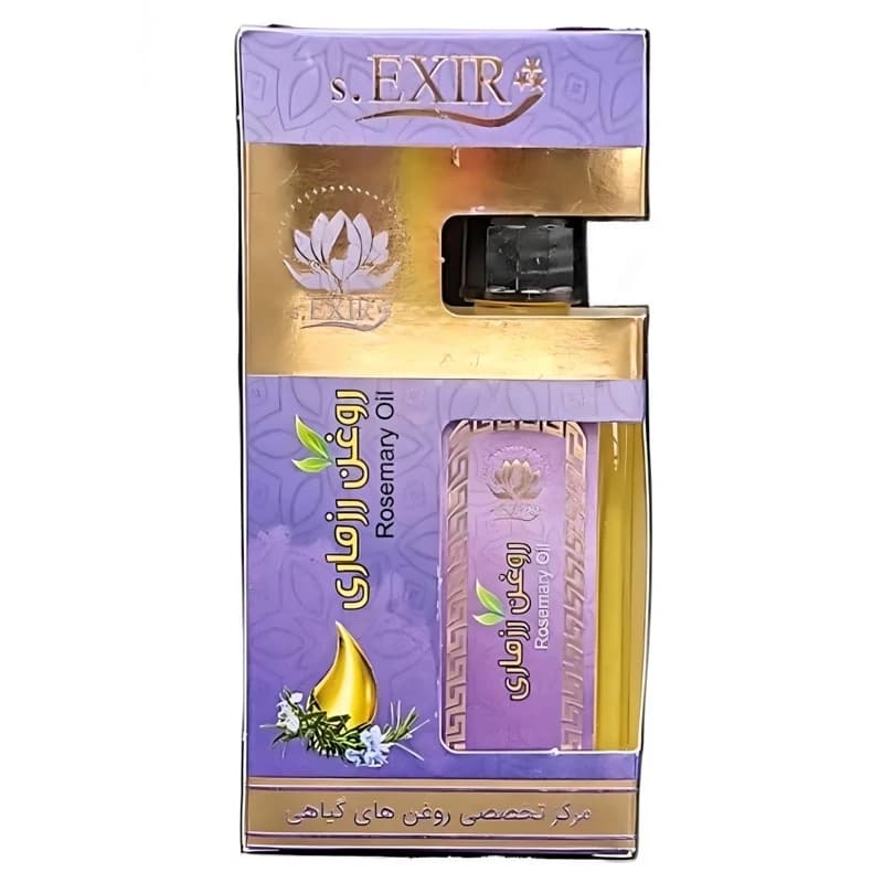 روغن رزماری 45cc طیبه و حکیم خیراندیش (جلوگیری ریزش مو، تقویت و پرپشت کننده مو و مژه و ابرو ریش و سبیل) — تصویر ۲