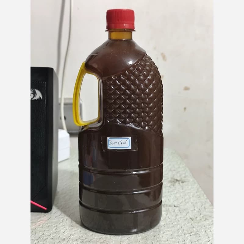 روغن کندش سوریه یک لیتری عمده (تقویت مو پرپشت کننده مو تقویت مژه ابرو ریش و سبیل) روغن کندوش — تصویر ۲