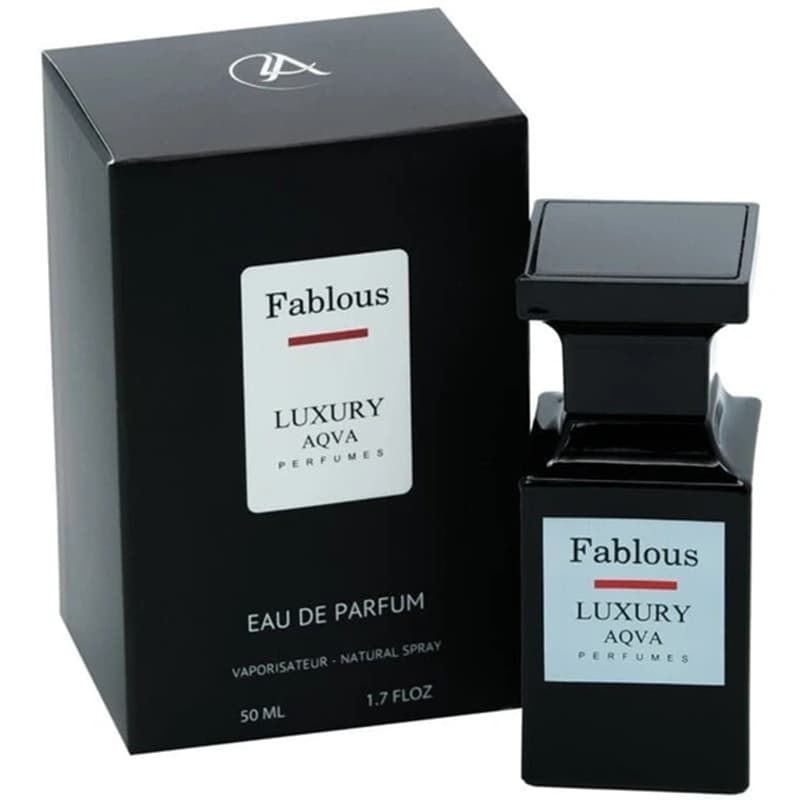 عطر مردانه لاکچری آکوا تامفورد مدل Fablous حجم ۵۰ میلیلیتر