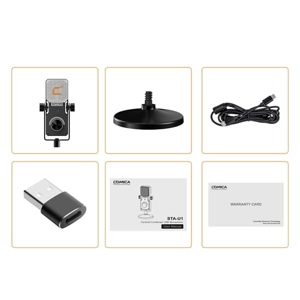 میکروفون USB استودیویی کامیکا STA-U1 (پلمپ و یک سال گارانتی اصلی) — تصویر ۷