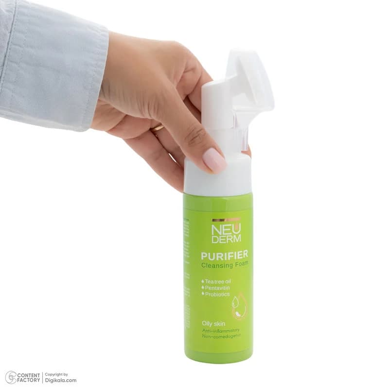 فوم شستشوی صورت نئودرم مدل Purifier مناسب برای پوست چرب حجم 150 میلیلیتر — تصویر ۸