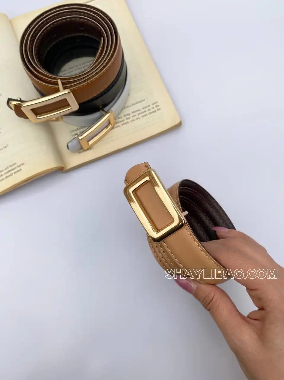 کمربند مینیمال ۲ سانتی زنانه مدل کایا — تصویر ۷