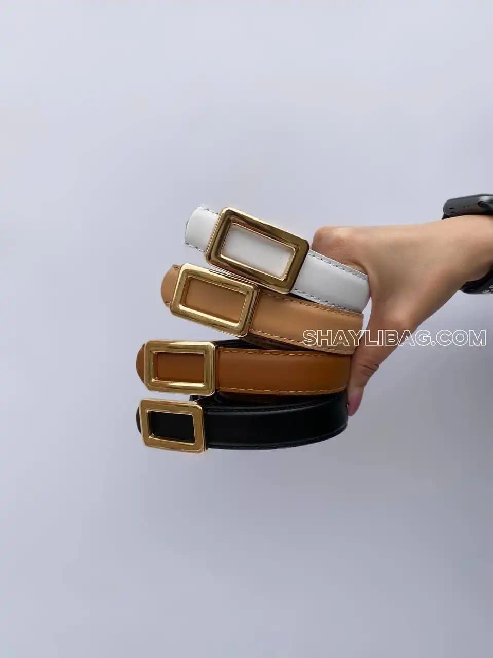کمربند مینیمال ۲ سانتی زنانه مدل کایا — تصویر ۳