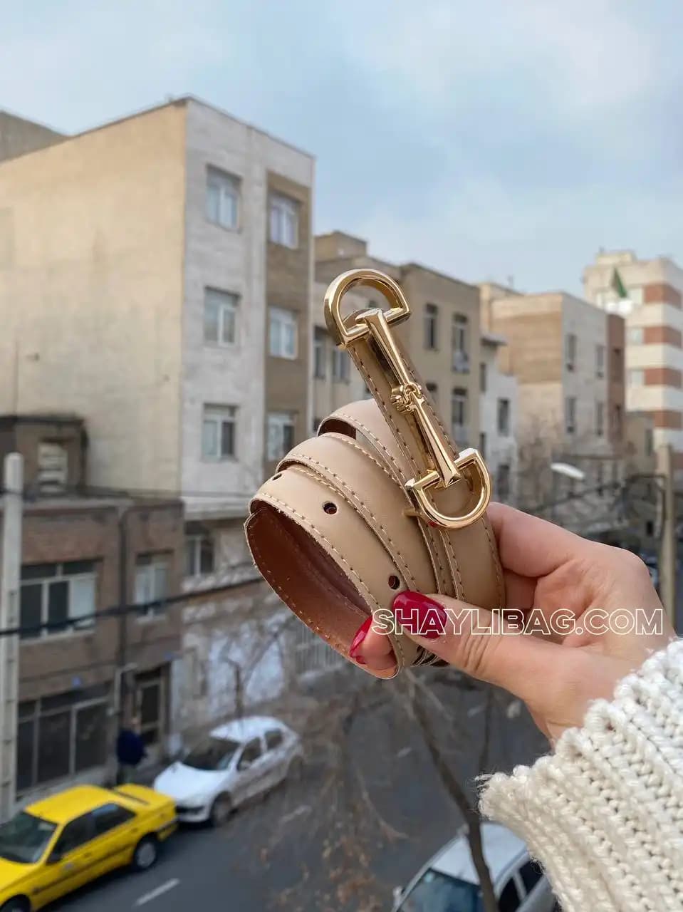 کمربند مینیمال ۲ سانتی زنانه مدل تیلور — تصویر ۶