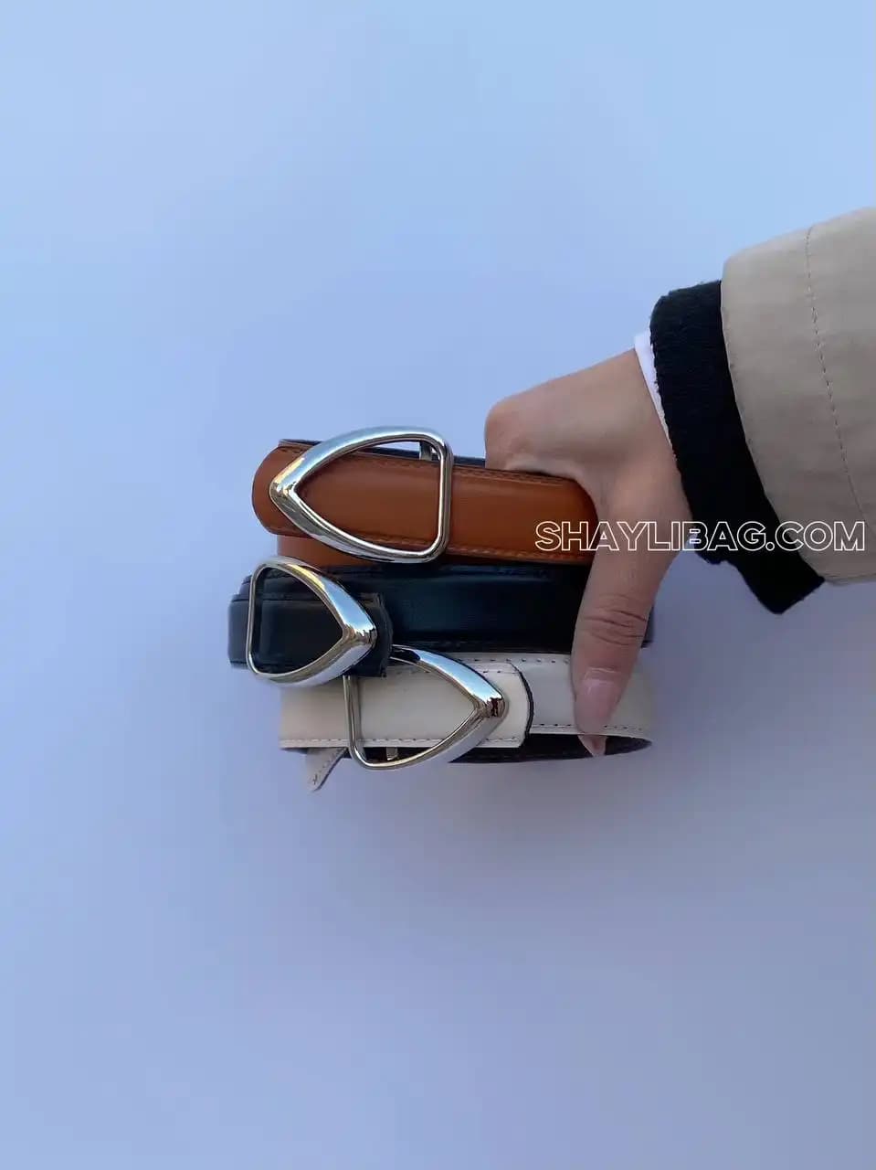 کمربند مینیمال ۲ سانتی زنانه مدل اشک