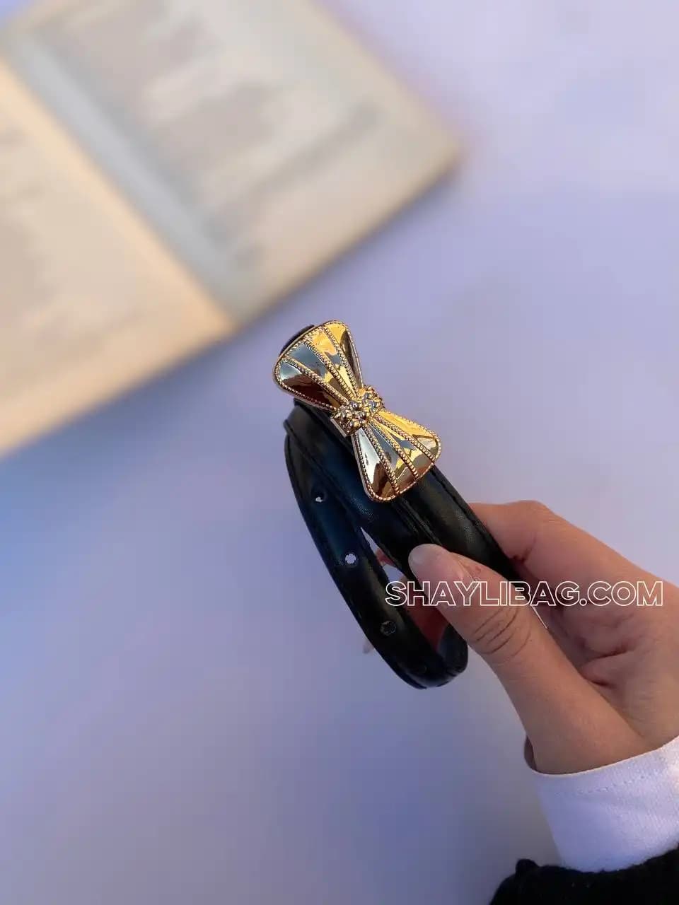 کمربند مینیمال ۱/۵ سانتی زنانه مدل پاپی — تصویر ۶