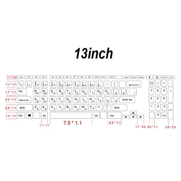 اسکین لپ تاپ طرح Marble کد 113 به همراه استیکر کیبورد — تصویر ۵