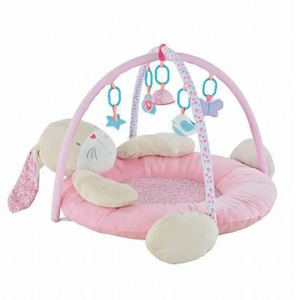 تشک بازی طرح خرگوش صورتی بیبی فور لایف Baby4life