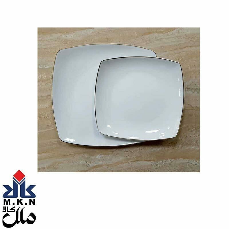 سرویس غذاخوری 105 پارچه مدل لب طلا