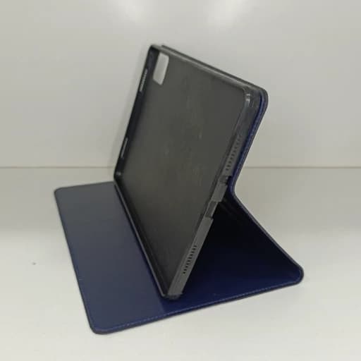 کیف کلاسوری تبلت شیائومی مدل Pad Se طرح چرمی رنگ سورمه ای — تصویر ۲