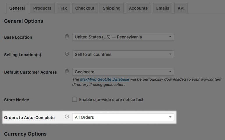 افزونه WooCommerce Order Status Control تغییر اتوماتیک وضعیت سفارشات به تکمیل شده ووکامرس 1.16.0 — تصویر ۳