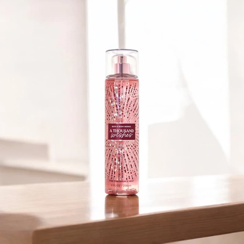بادی اسپلش بث اند بادی وورکس Bath and Body Works رایحه A Thousand Wishes حجم 236 میل — تصویر ۳