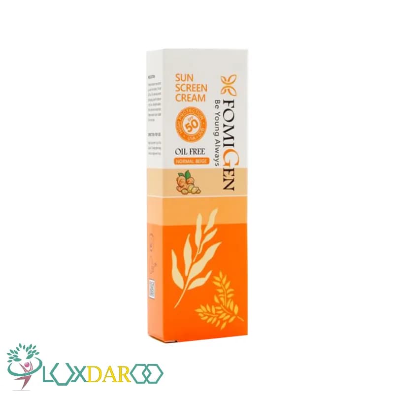 کرم ضد آفتاب بژ طبیعی فومیژن SPF50