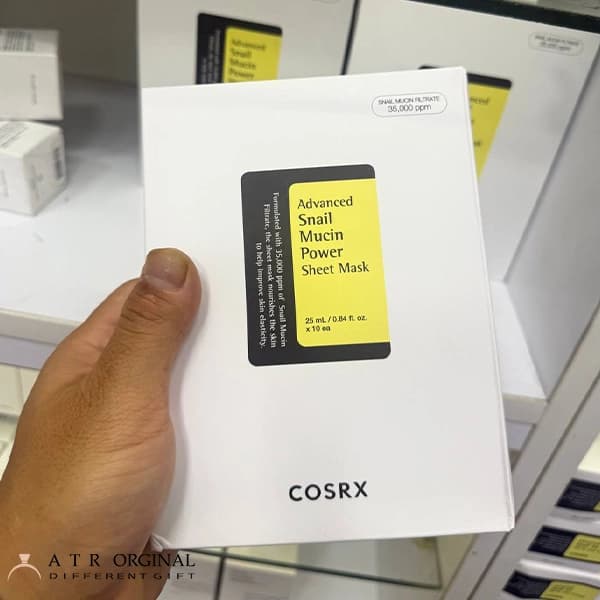 ماسک صورت ورقه ای کوزارکس Cosrx حاوی عصاره حلزون — تصویر ۳