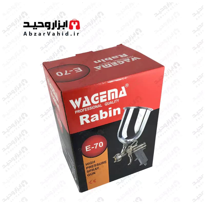 پیستوله بادی رابین بدنه فلزی مخزن فلزی 2 تنظیم قدرتمند و گارانتی 6 ماهه و خدمات رایگان — تصویر ۳