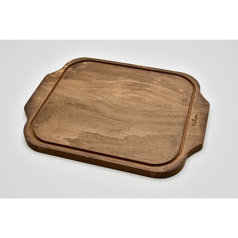 تابه گریل مربع با چوب سایز 28 یونیک کد UN-6015 — تصویر ۵