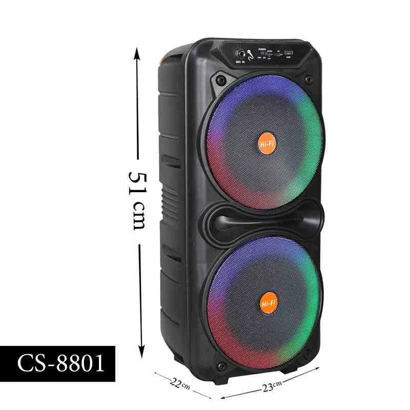 اسپیکر پارتی باکس مدل CS-8801 (پس کرایه) — تصویر ۶