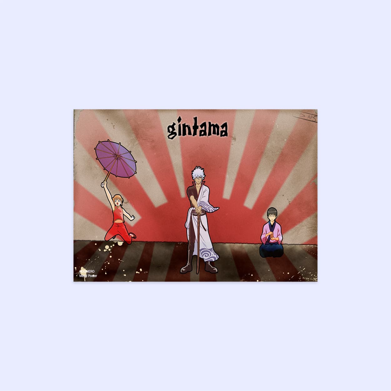 پوستر هومرو مدل فلزی طرح انیمه Gintama کد PS1244