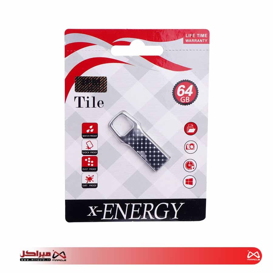 فلش 64 گیگ ایکس انرژی X-Energy Tile USB2.0 — تصویر ۲