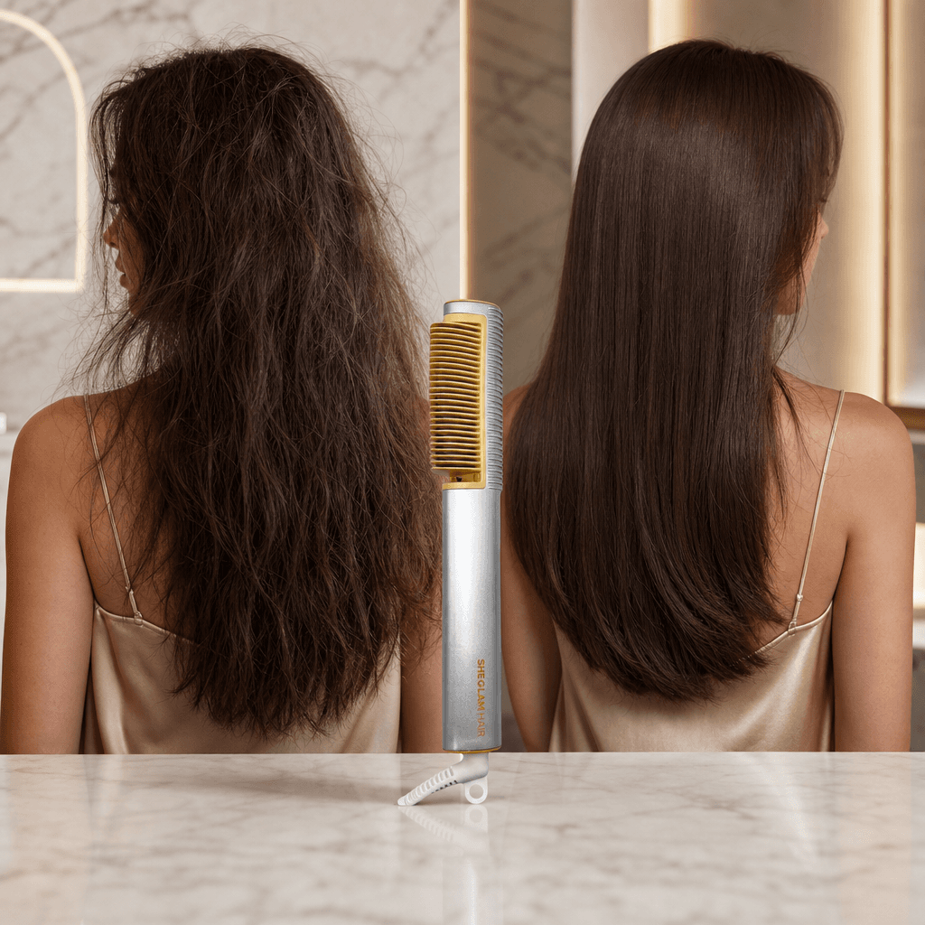 برس حرارتی صاف کننده مو شیگلم مدل Sleek Chic 3D — تصویر ۴