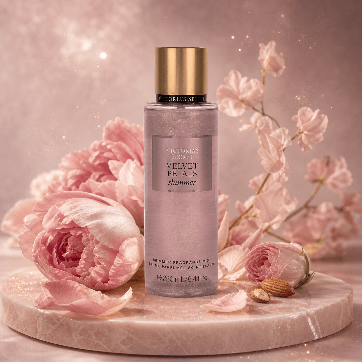 بادی میست زنانه ویکتوریا سکرت ولوت پتالس شیمر Velvet Petals Shimmer — تصویر ۳