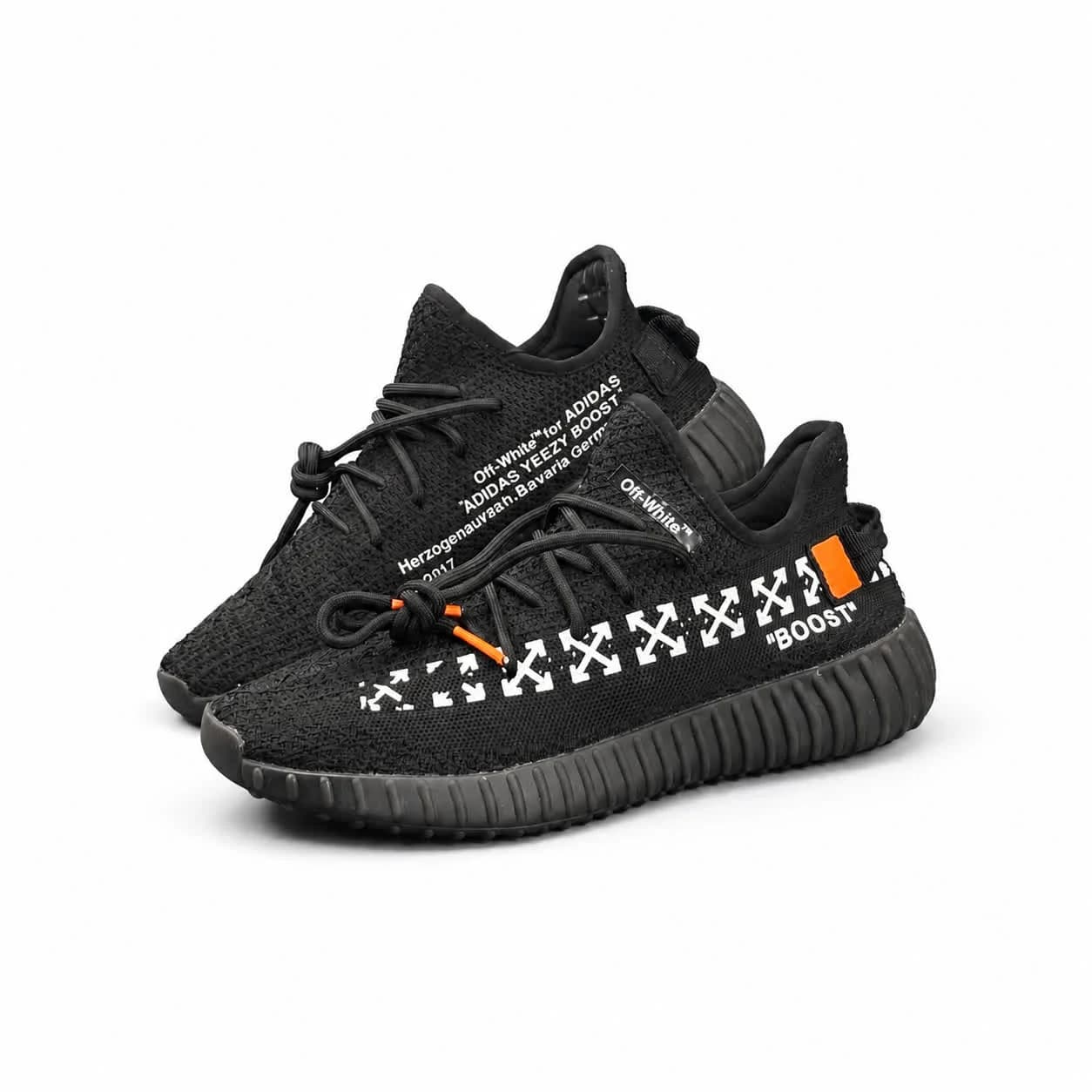 کتونی مردانه آدیداس مدل یزی بوست مشکی تمام Adidas Yeezy Boost 350 — تصویر ۳