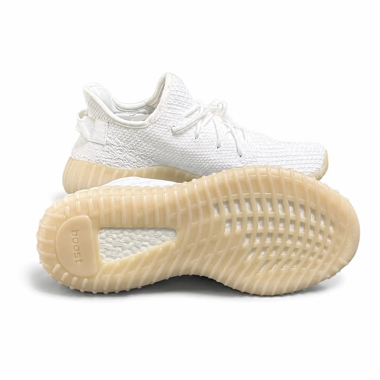 کتونی مردانه آدیداس مدل یزی بوست سفید تمام Adidas Yeezy Boost 350 — تصویر ۴