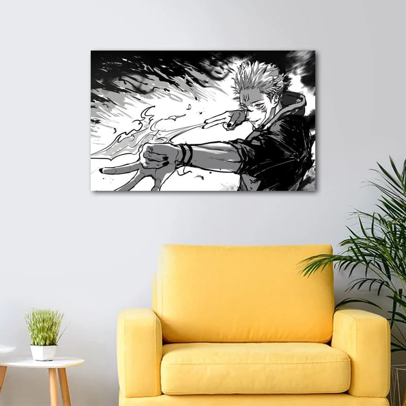 تابلو شاسی تابلو مدل انیمه جوجوتسو کایزن Jujutsu Kaisen کد As2891 — تصویر ۳