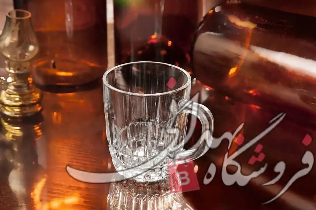 لیوان شیشه ای ویستا 6 عددی