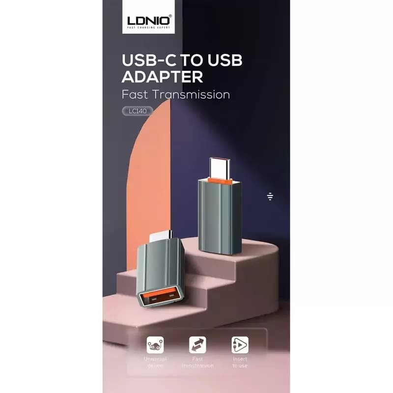 مبدل OTG برند الدینیو مدل LC140 — تصویر ۳