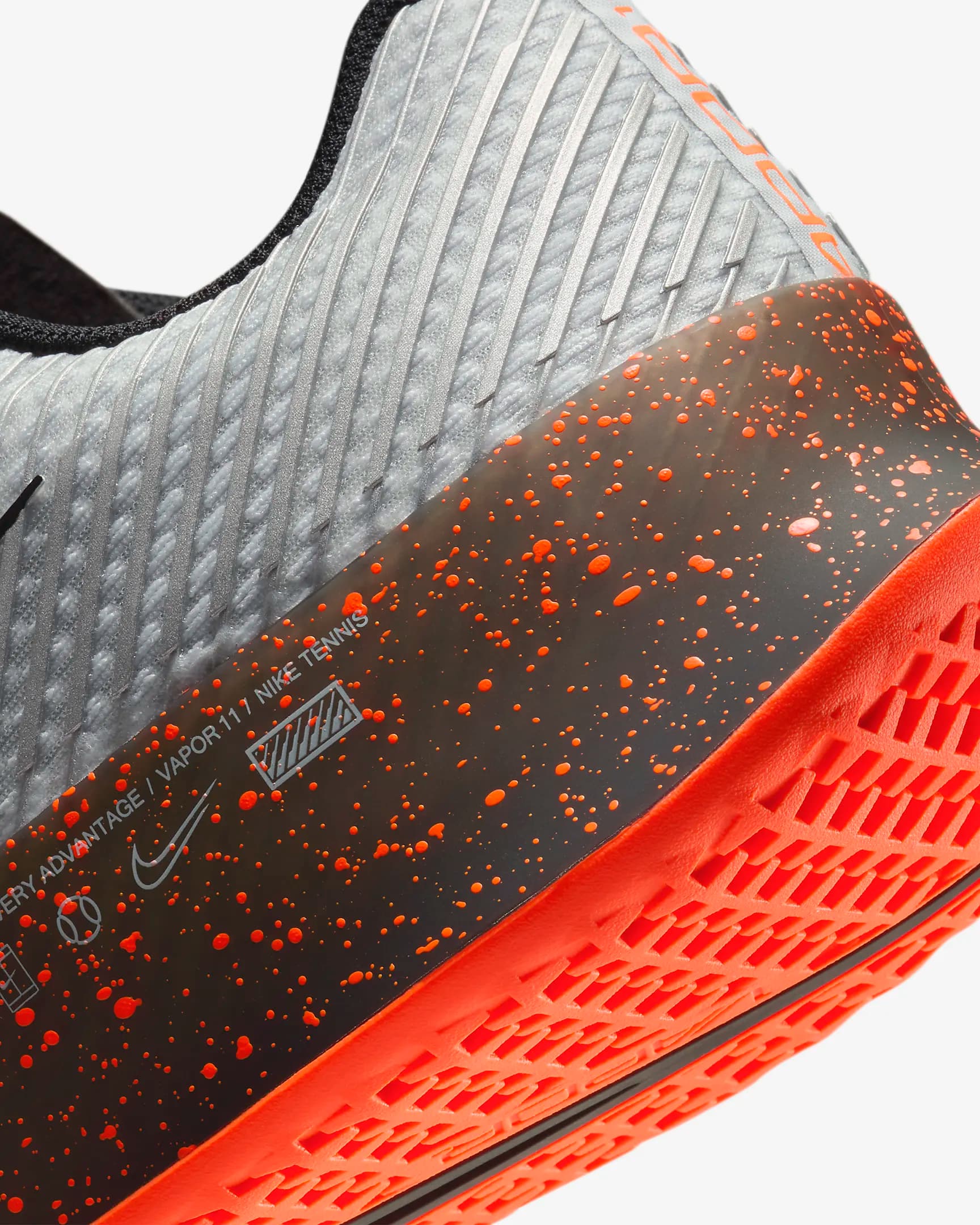کفش تنیس مردانه نایک NikeCourt Vapor 11 Premium- طوسی — تصویر ۶