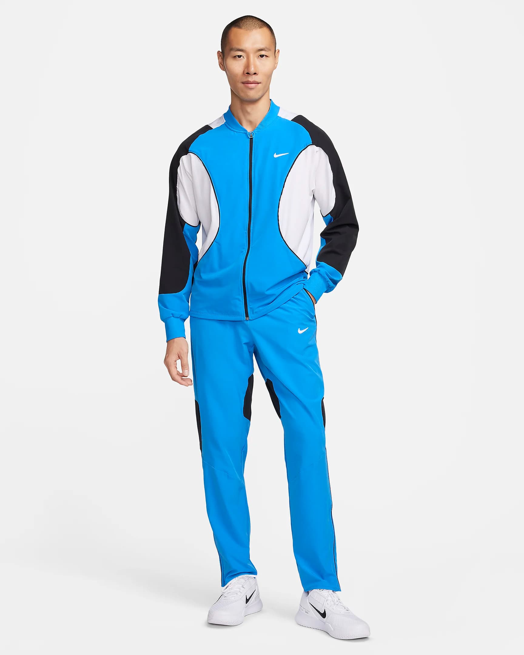 شلوار تنیس مردانه نایک NikeCourt Advantage Dri-FIT- آبی — تصویر ۶