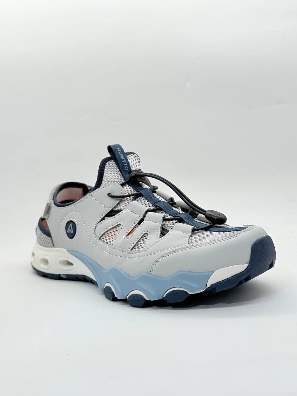 صندل آبنوردی هامتو مردانه آبی خاکستری Hamto Men’s Blue Gray Diving Sandals — تصویر ۲