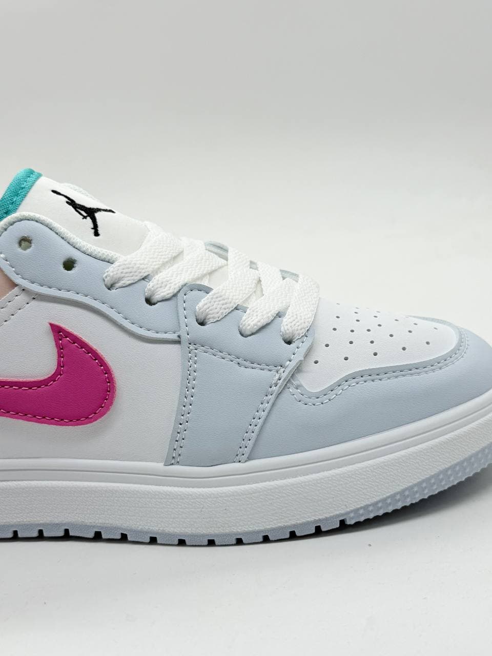 کفش نایک جردن پاریس آبی صورتی Nike Jordan Paris Pink Blue Shoes — تصویر ۶
