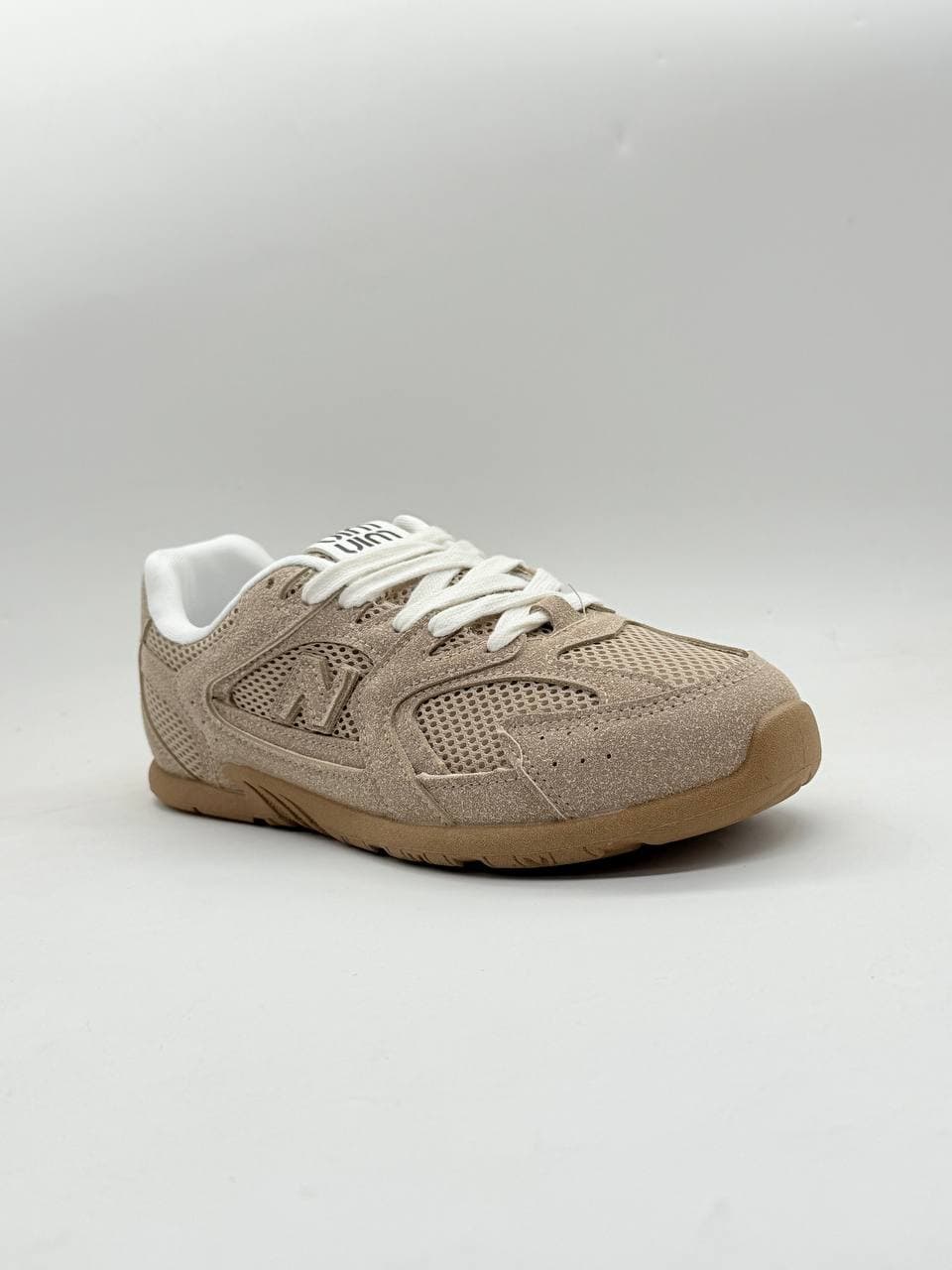 کفش نیوبالانس میو میو خاکی New Balance Miu Miu Khaki Shoes — تصویر ۲