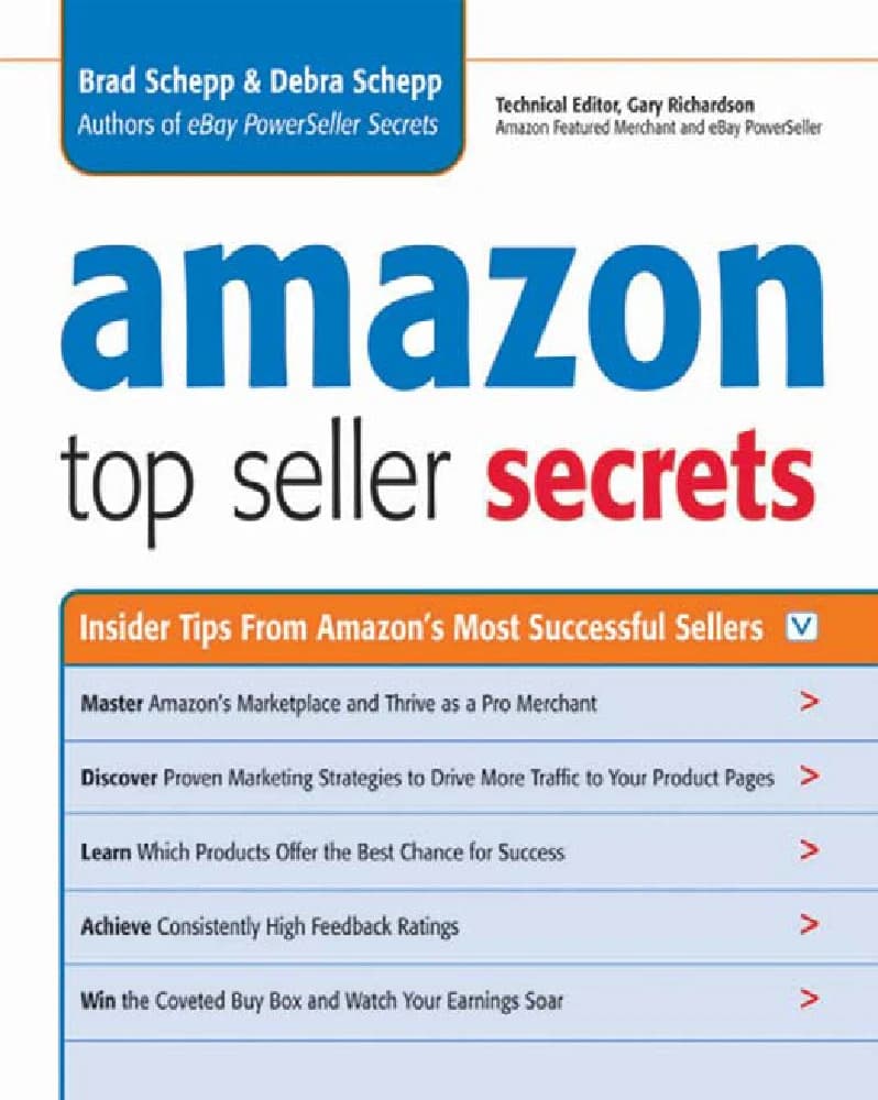 کتاب Amazon Top Seller Secrets (رازهای برترین فروشندگان آمازون: نکات محرمانه از موفقترین …) نسخه انگلیسی PDF | برد شپ و دبرا شپ