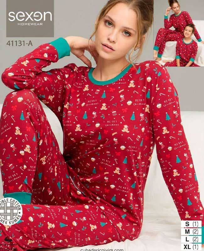 بلوز شلوار نرمال سکسن کد41131-A