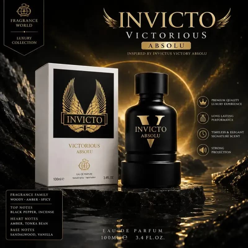 عطر ادکلن مردانه فرگرنس ورد مدل Invicto Victorious Absolu حجم 100 میل — تصویر ۲