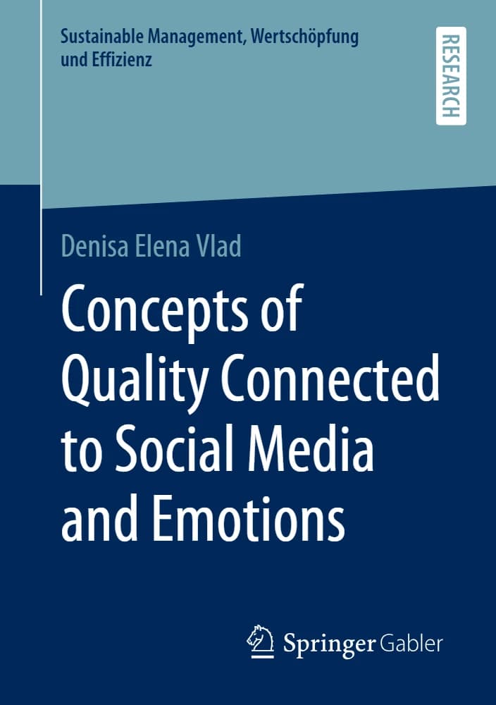 کتاب Concepts of Quality Connected to Social Media and Emotions (مفاهیم کیفیت مرتبط با شبکههای اجتماعی و احساسات) نسخه انگلیسی PDF | دنیسا النا ولاد