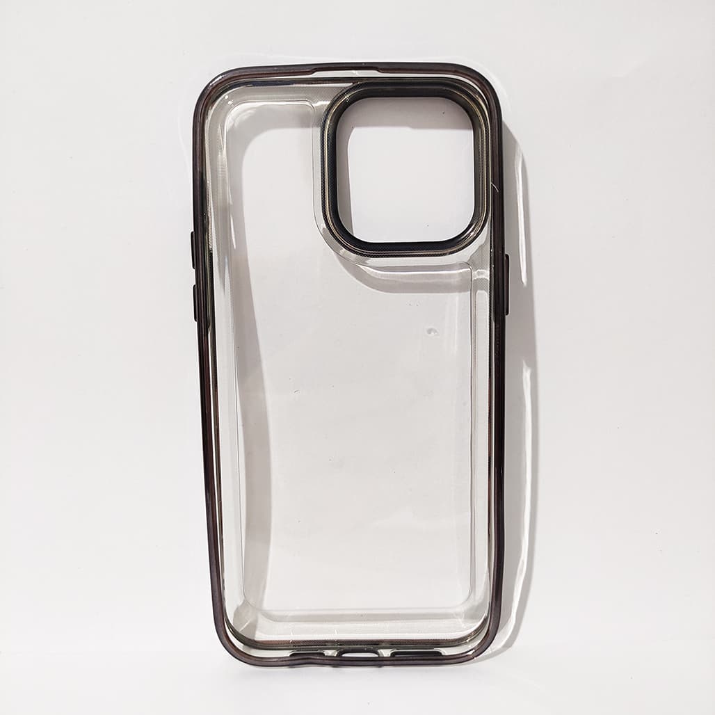 کاور کد 1338 مناسب برای گوشی موبایل اپل iPhone 14 Pro Max طرح ساده شفاف — تصویر ۲