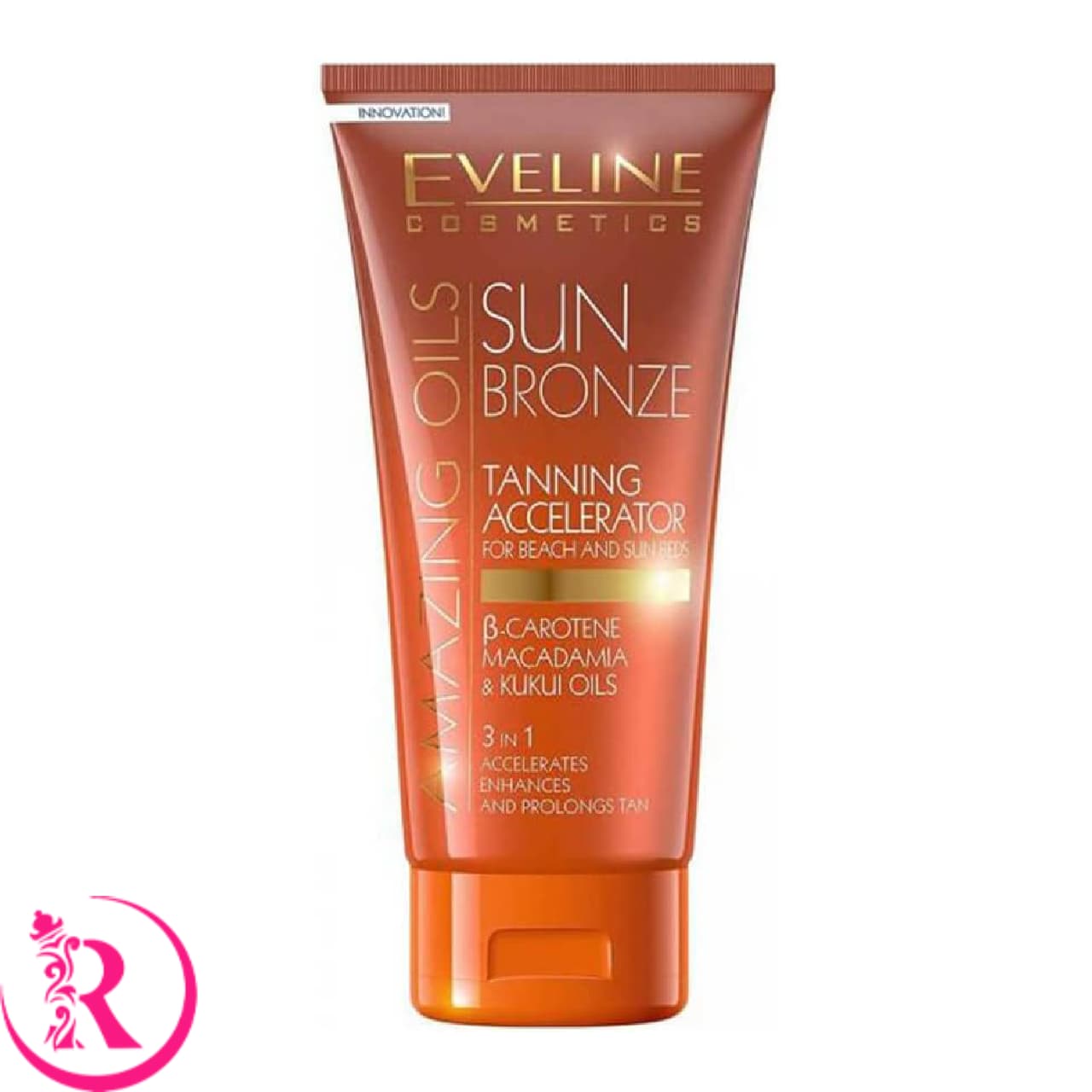 کرم برنزه کننده آفتاب اولاین ( Eveline Amazing Oils Sun Bronze Tanning Accelerator )