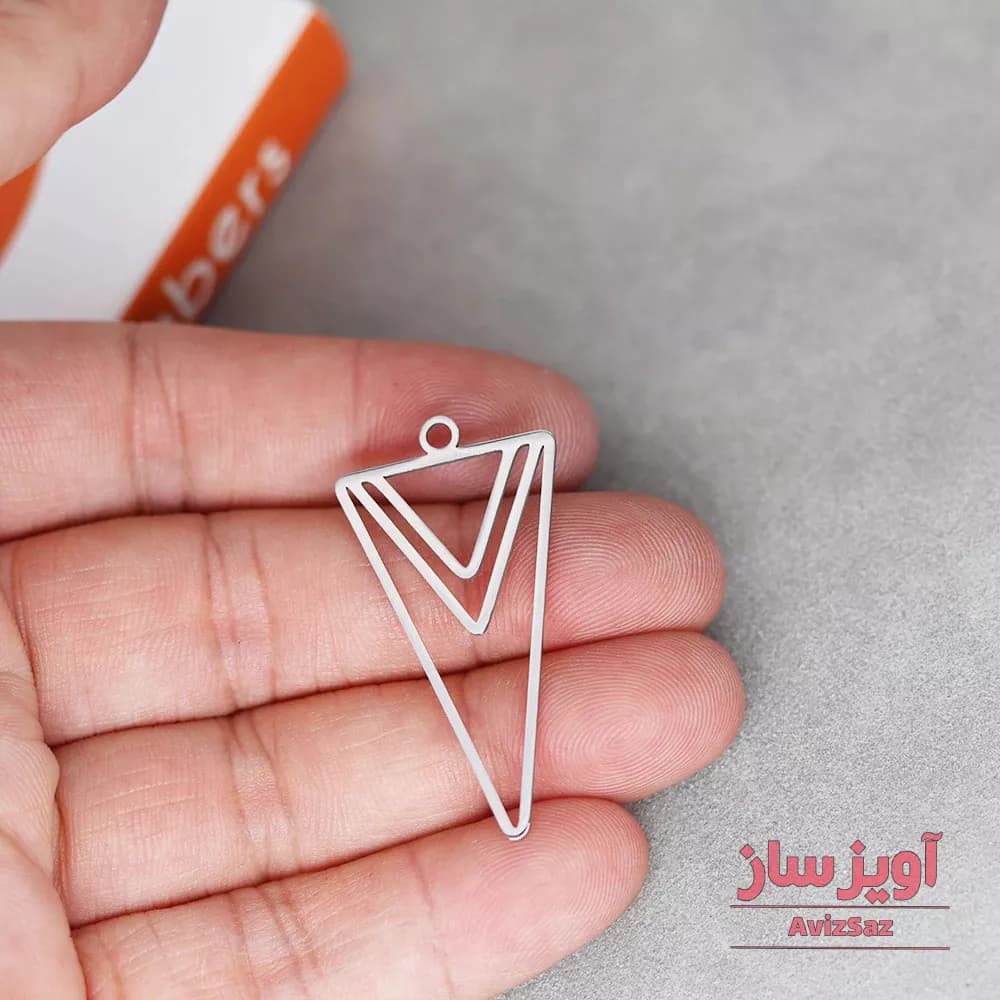 گردنبند مثلث کد 102476 — تصویر ۲